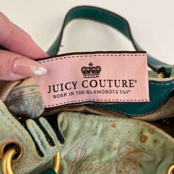 Rare Y2K JUICY COUTURE Velour Bag - Picture 13 of 15